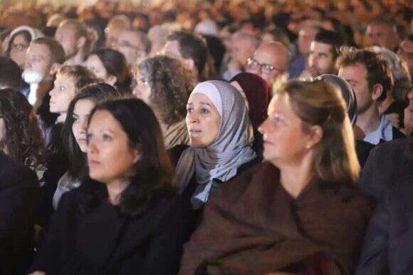 טקס יום הזיכרון האלטרנטיבי. | איתן אלחדז/TPS