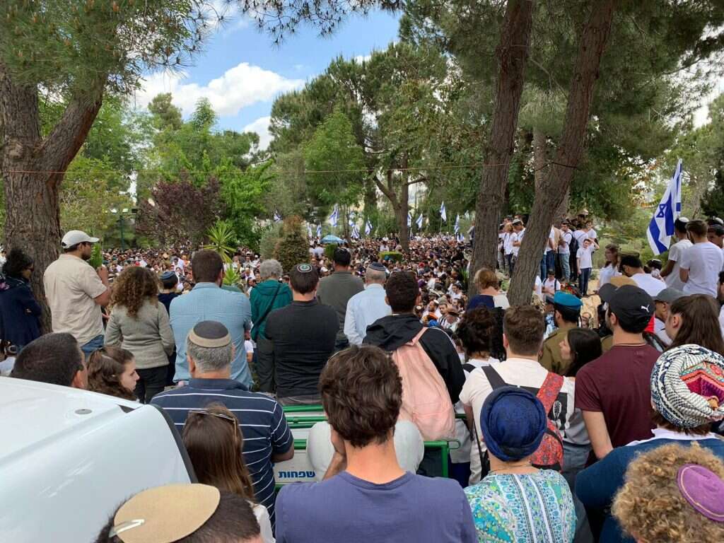 טקס יום הזיכרון בבית העלמין בבת ים. | קובי ריכטר/TPS