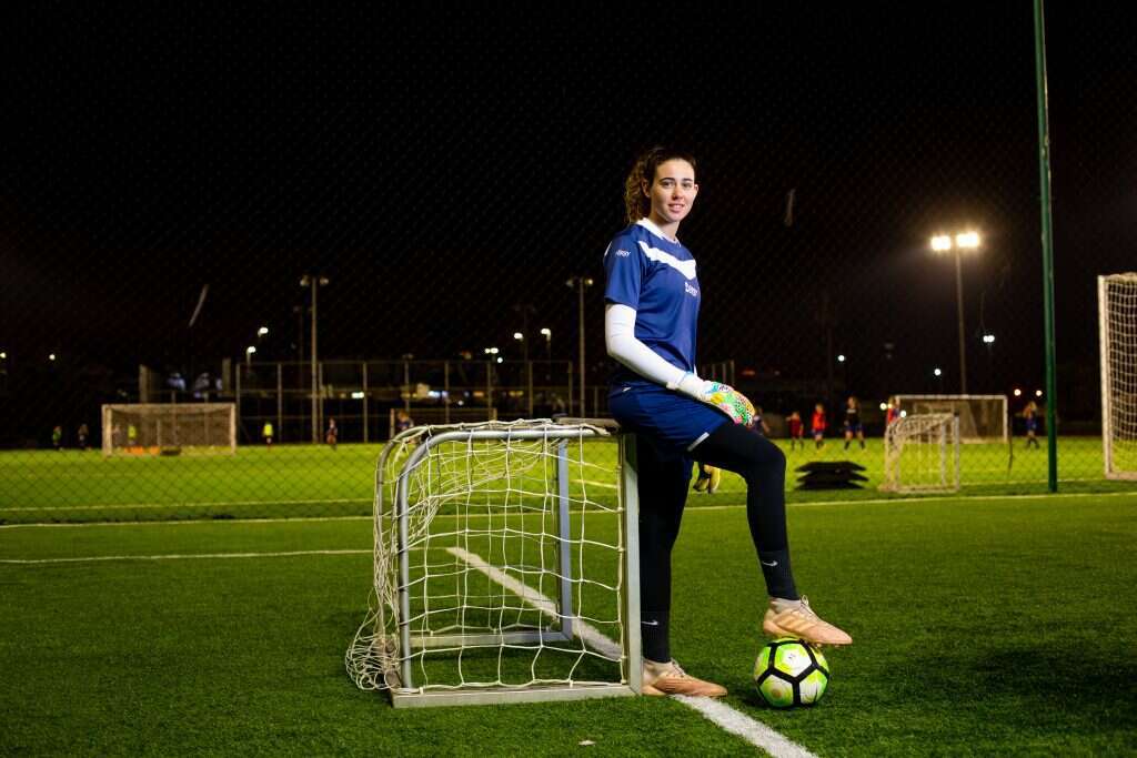 עמית כהן, שוערת נבחרת ישראל. | אריק סולטן