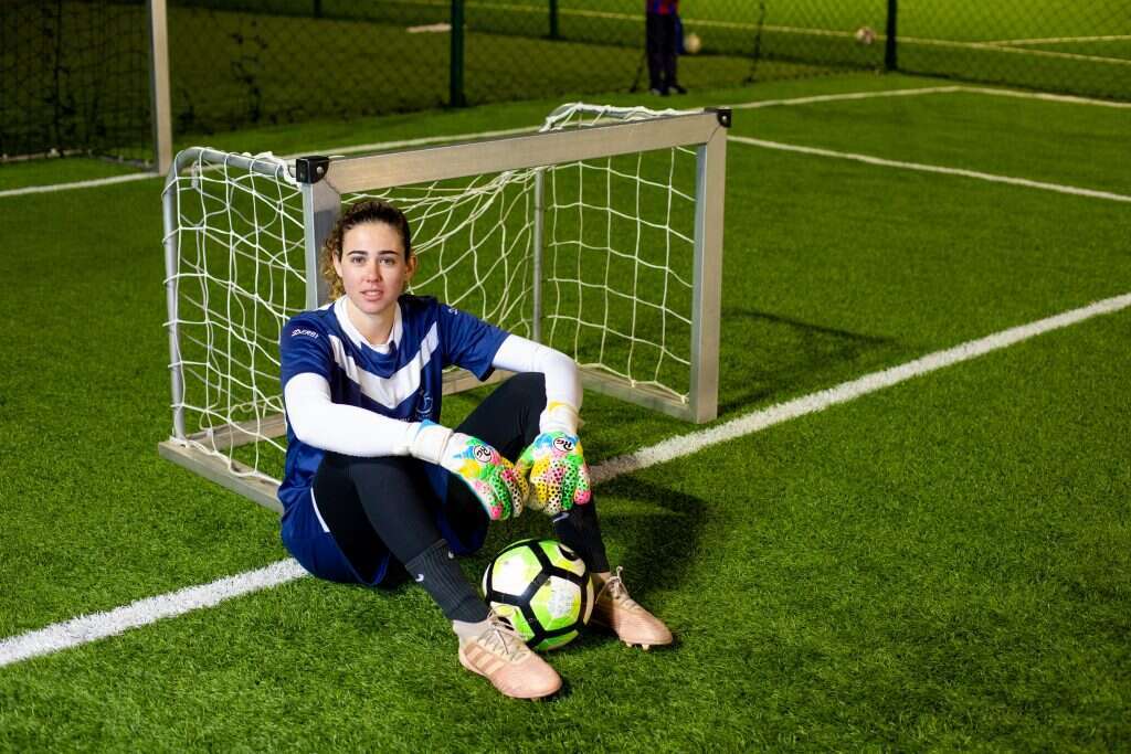 עמית כהן, שוערת נבחרת ישראל. | אריק סולטן