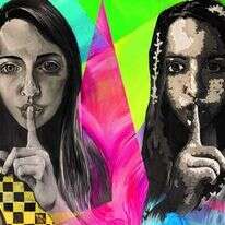 ההסתרה, הסוד וסימני השאלה, הם סימני האזהרה שכולנו מחפשים.
ציור: נטע ויצטום, הסוד, שמן על קנבס, 2016. מתוך תערוכת יחיד של האמנית שתוצג בתאטרון הסימטה בת"א החל מ-4 ביולי 2019