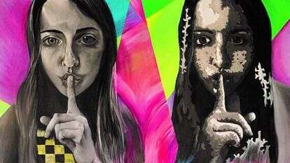 ההסתרה, הסוד וסימני השאלה, הם סימני האזהרה שכולנו מחפשים.
ציור: נטע ויצטום, הסוד, שמן על קנבס, 2016. מתוך תערוכת יחיד של האמנית שתוצג בתאטרון הסימטה בת"א החל מ-4 ביולי 2019