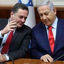 שר האוצר ישראל כץ עם ראש הממשלה נתניהו. | AFP