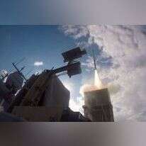 ניסוי בסוללת כיפת ברזל הימית. | דובר צה"ל