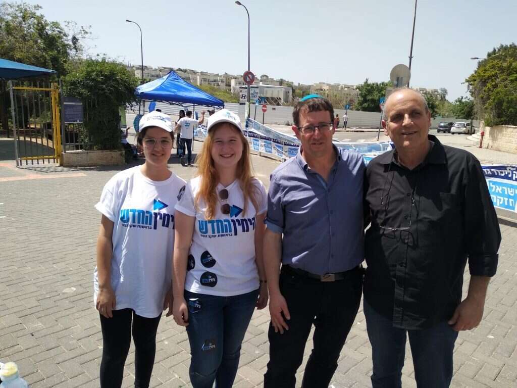 עם אשר כהן ביום הבחירות