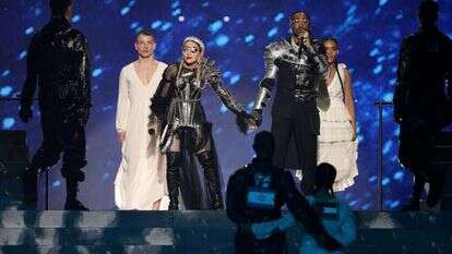 מדונה באירוויזיון. | AFP מדונה באירוויזיון. | AFP