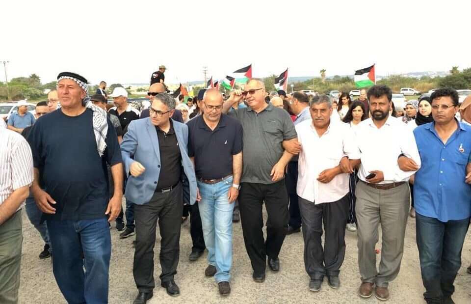 פוליטיקאים ואנשי הרשות הפלסטינית בחוף דור