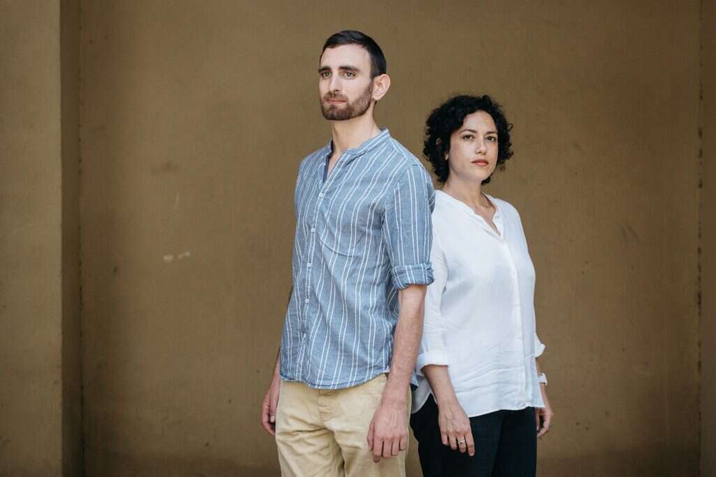 מיכל אהרונסון ויהודה פרומן. | אבישג-ישוב