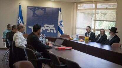 ישיבת המשא ומתן הקואליציוני בין הליכוד ליהדות התורה, בראשית השבוע. | הדס פרוש - פלאש 90