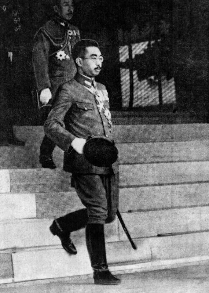 שידר נאום לאומה. הקיסר הירוהיטו. | AFP