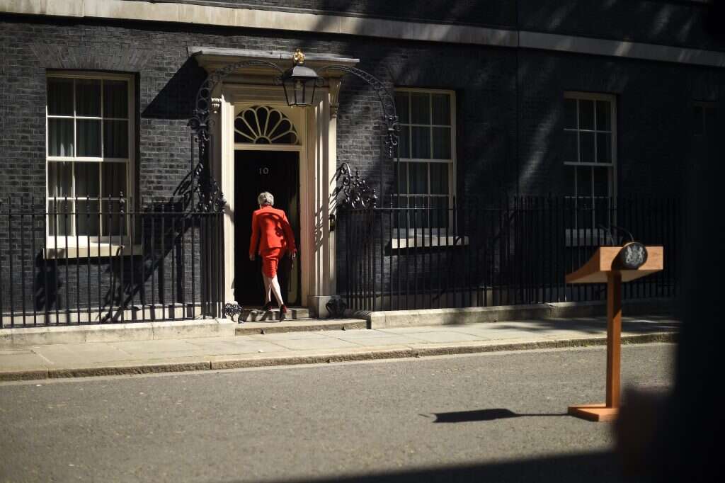 תרזה מיי מודיעה על התפטרותה. | גטי אימג'ס תרזה מיי מודיעה על התפטרותה. | גטי אימג'ס