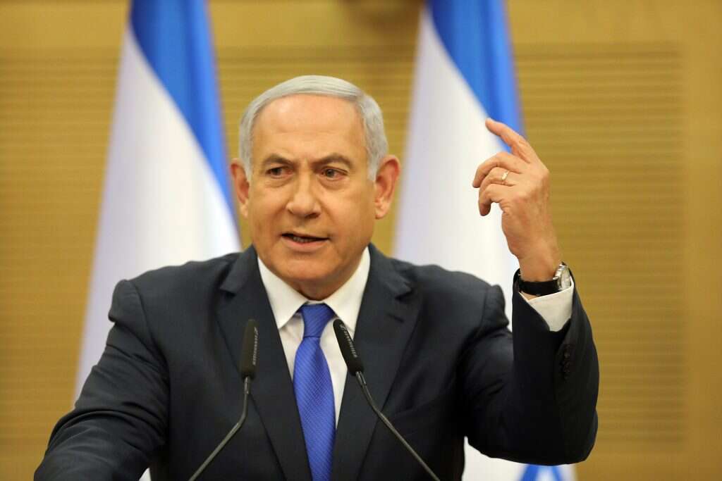 ראש הממשלה נתניהו במסיבת עיתונאים, אתמול. | EPA