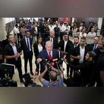 נתניהו בכנסת אחרי ההצבעה לפיזורה. | EPA