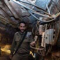 סא"ל אבשלום דדון במנהרה. | אייל מרגולין - ג'יני