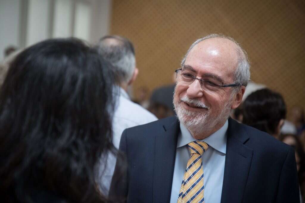 נשיא בית המשפט העליון בדימוס, אשר גרוניס. | הדס פרוש, פלאש 90