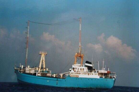 הספינה ממנה שידר ערוץ 7. | מרים צחי