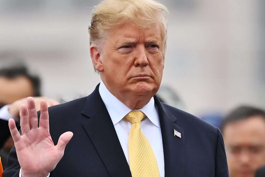 לא באמת מנסה לשכנע. דונלד טראמפ. | AFP