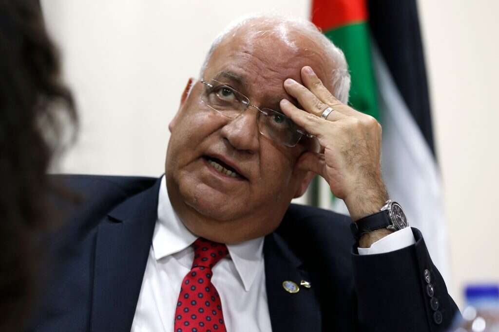 "בקרוב יגיע הזמן לחשבון נפש". סאיב עריקאת. | AFP