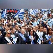 צעדת ישראל בניו יורק, 2018. | אנצ'ו גוש - ג'יני