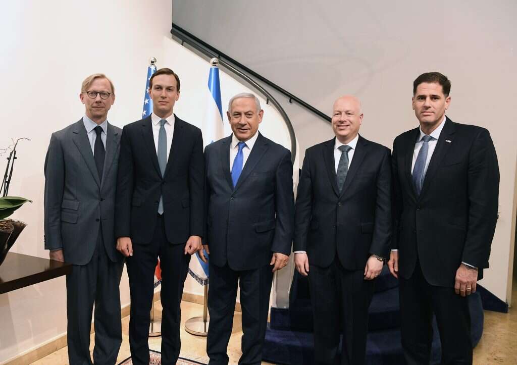 נתניהו והשליחים האמריקנים, ביום חמישי. | מתי סטרן, שגרירות ארה"ב בירושלים