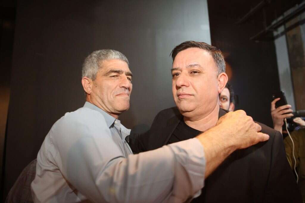 גבאי ורוסו אחרי פרסום מדגמי הבחירות לכנסת ה-21. | יהושע יוסף גבאי ורוסו אחרי פרסום מדגמי הבחירות לכנסת ה-21. | יהושע יוסף