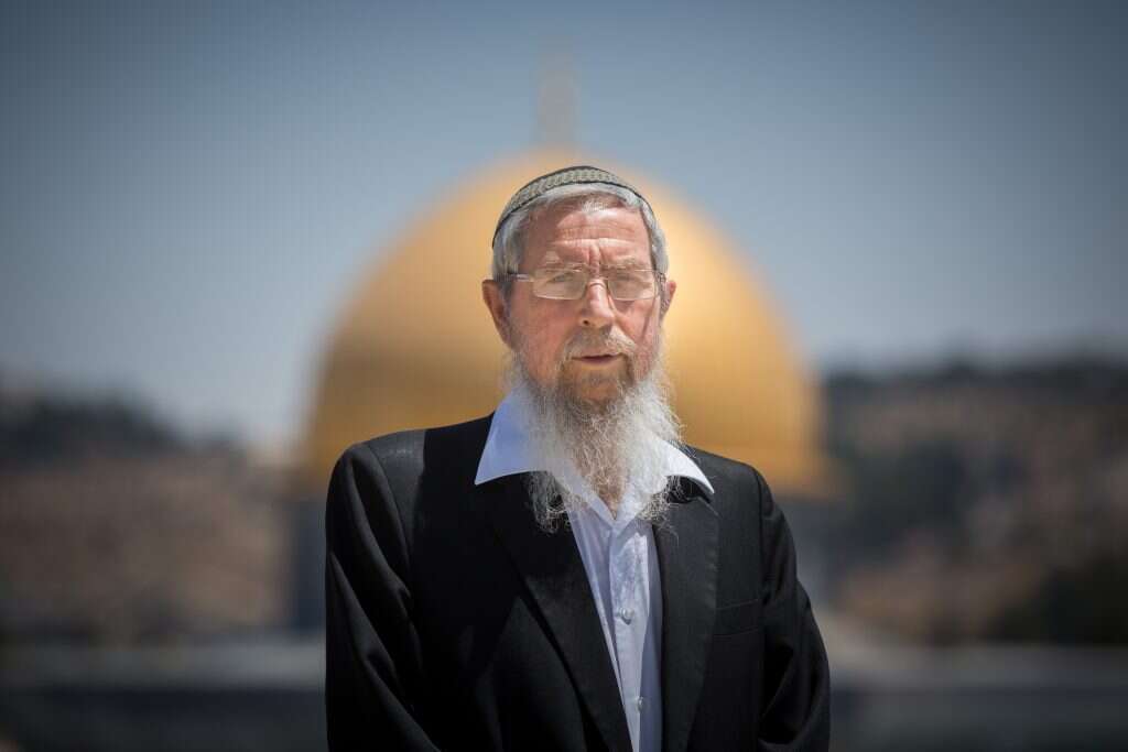 הרב ישראל אריאל. | יונתן זינדל, פלאש 90