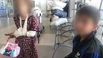 ילדים פלסטינים חולים שננטשו במעבר ארז. | דוברות מתפ"ש ילדים פלסטינים חולים שננטשו במעבר ארז. | דוברות מתפ"ש