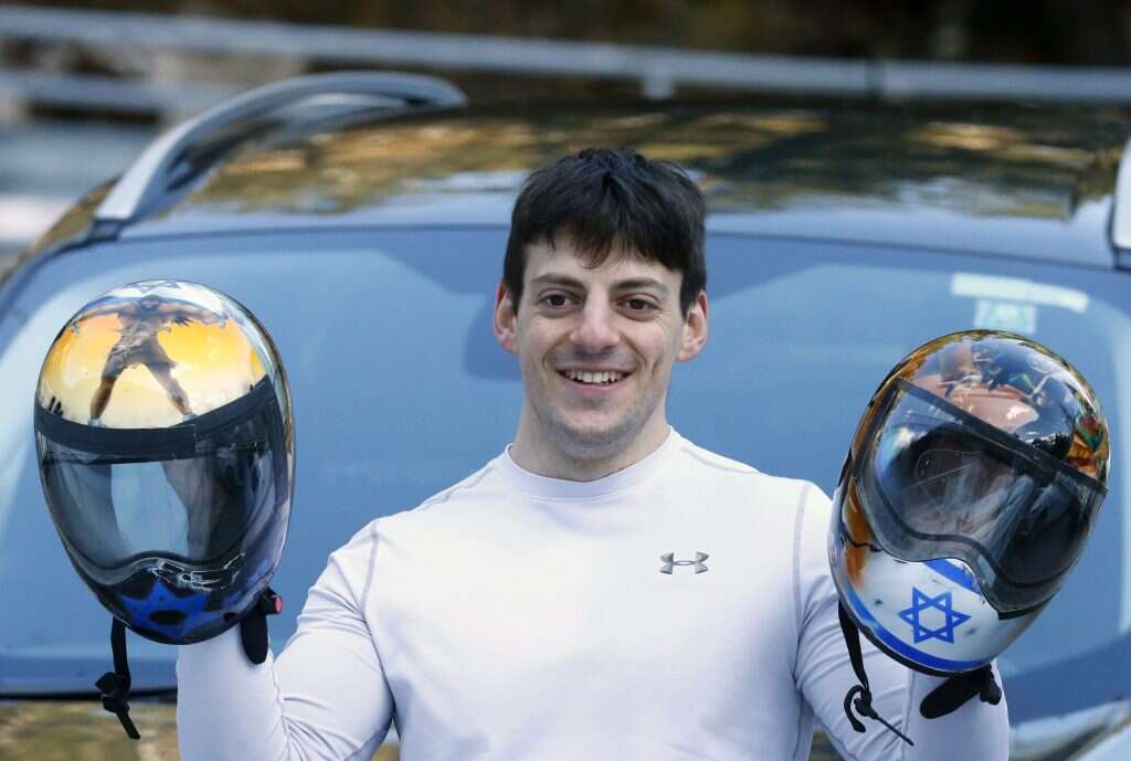 הזמין אותו לווינגייט. אלוף מגלשות הסקלטון הישראלי
אדם אדלמן. | רויטרס