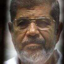 מוחמד מורסי במעצר, 2014. | AFP