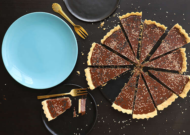 טארט שוקולד־טחינה. | אפרת ליכטנשטט