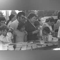 יריד שבוע הספר בתל אביב, מאי 1973. | חנניה הרמן, לע"מ