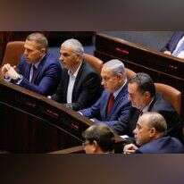 בנימין נתניהו ושרי הליכוד. 29.5.2019. | AFP