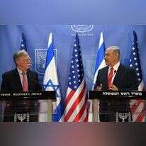 נתניהו עם והיועץ האמריקני לביטחון לאומי, ג'ון בולטון. | חיים צח לע"מ