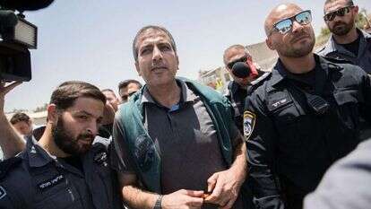 מחמוד קטוסה משוחרר מכלא עופר. | יונתן זינדל/פלאש 90 מחמוד קטוסה משוחרר מכלא עופר. | יונתן זינדל/פלאש 90