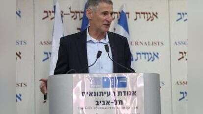 יאיר גולן וברק בהכרזה על מפלגתם החדשה. | גדעון מרקוביץ יאיר גולן וברק בהכרזה על מפלגתם החדשה. | גדעון מרקוביץ