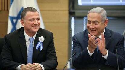 בנימין נתניהו ויולי אדלשטיין. | נעם ריבקין פנטון, פלאש 90