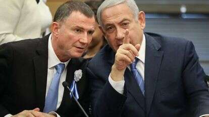 בנימין נתניהו ויולי אדלשטיין. | נעם ריבקין פנטון, פלאש 90 בנימין נתניהו ויולי אדלשטיין. | נעם ריבקין פנטון, פלאש 90