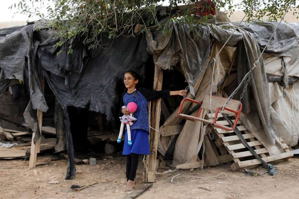 חאן אל־אחמר. | AFP חאן אל־אחמר. | AFP