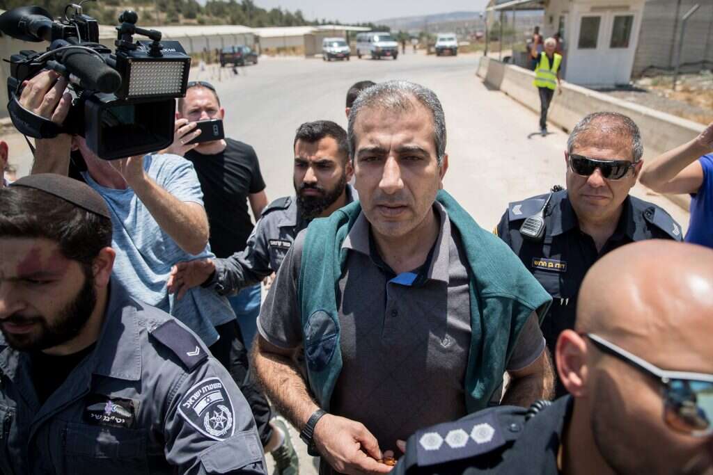 מחמוד קטוסה לאחר שחרורו, השבוע. | יונתן זינדל, פלאש 90