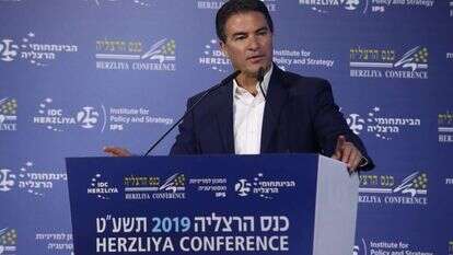 ראש המוסד יוסי כהן בכנס הרצליה. | גלעד קוולרצ'יק