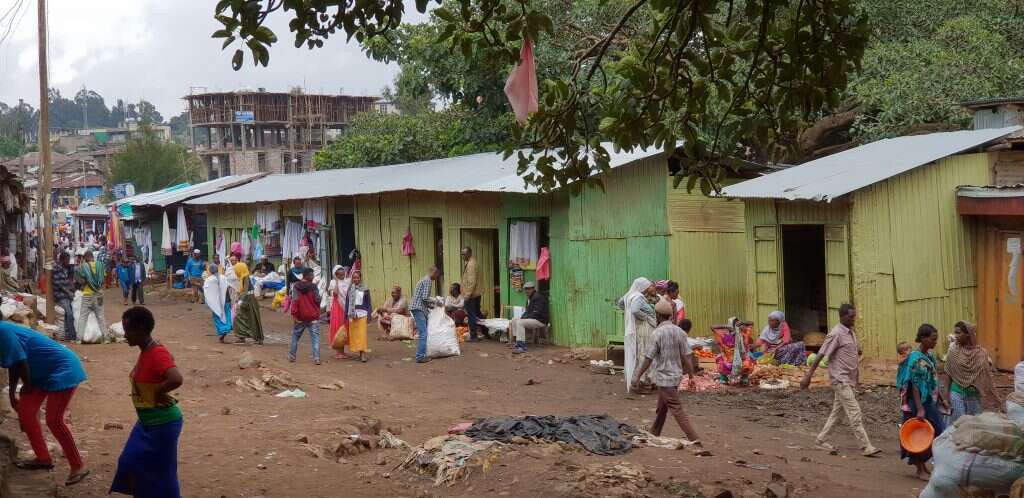 "יש לנו מעט אבל אנחנו שמחים בחלקנו ומאושרים". שוק באתיופיה | אליהו בירנבוים