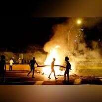 מחאת יוצאי אתיופיה בנתניה. | AFP
