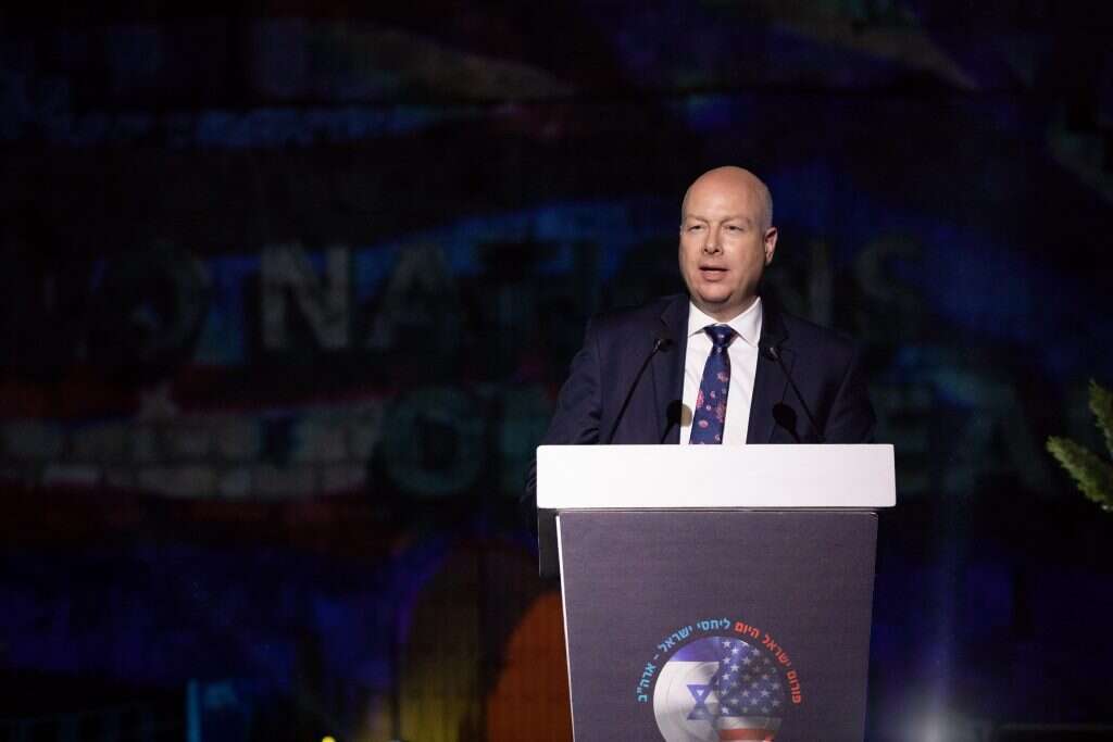 גרינבלט בוועידת 'ישראל היום', בשבוע שעבר. | יוסי זליגר