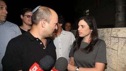 בנט ושקד, בחודש שעבר. | גדעון מרקוביץ'