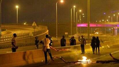 מחאת יוצאי אתיופיה, השבוע. | AFP