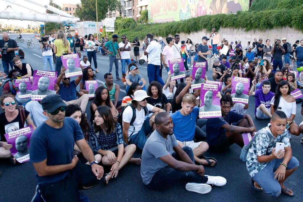 מחאת יוצאי אתיופיה, השבוע. | AFP