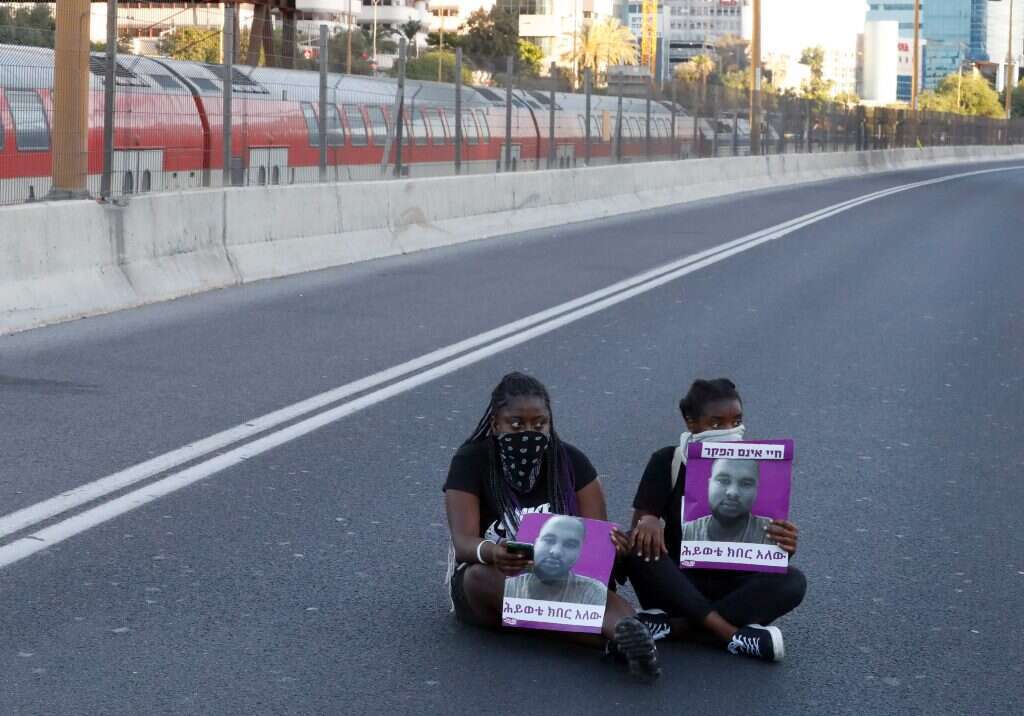 מחאת יוצאי אתיופיה, השבוע. | AFP