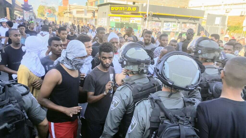 הפגנת יוצאי אתיופיה, השבוע. | יאיר קראוס