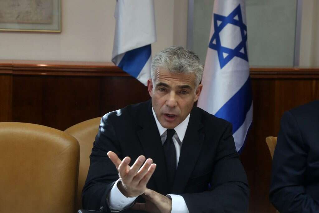 יאיר לפיד. | מרק ישראל סלם