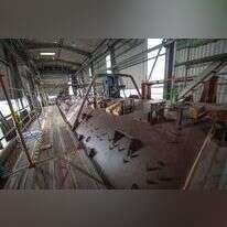 האח"י דרקון בשלבי הבנייה שלה. | דו"צ